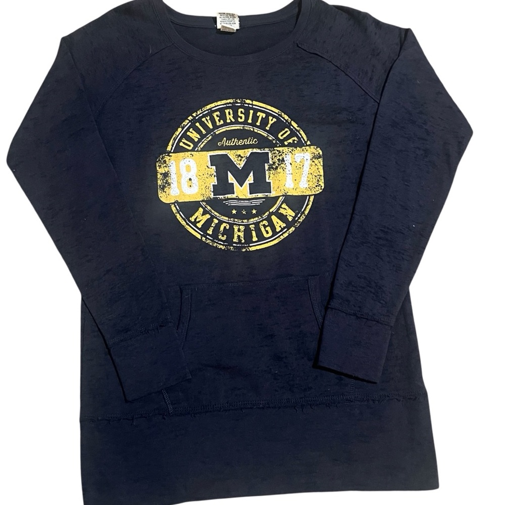 Camp David Michigan Wolverines navy Sweater Women’s Size large pre-owned